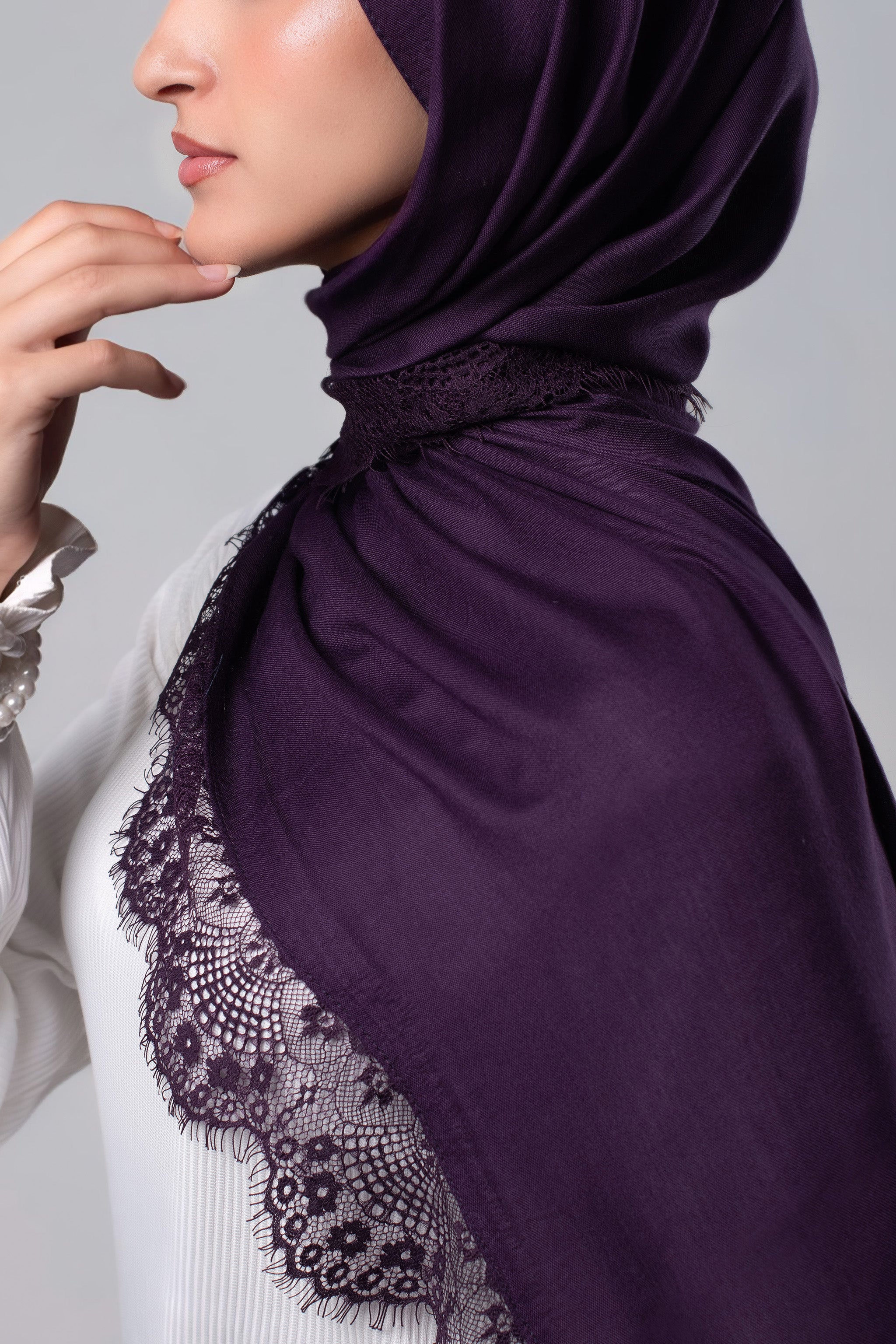 Blum Violet Modal Lace
