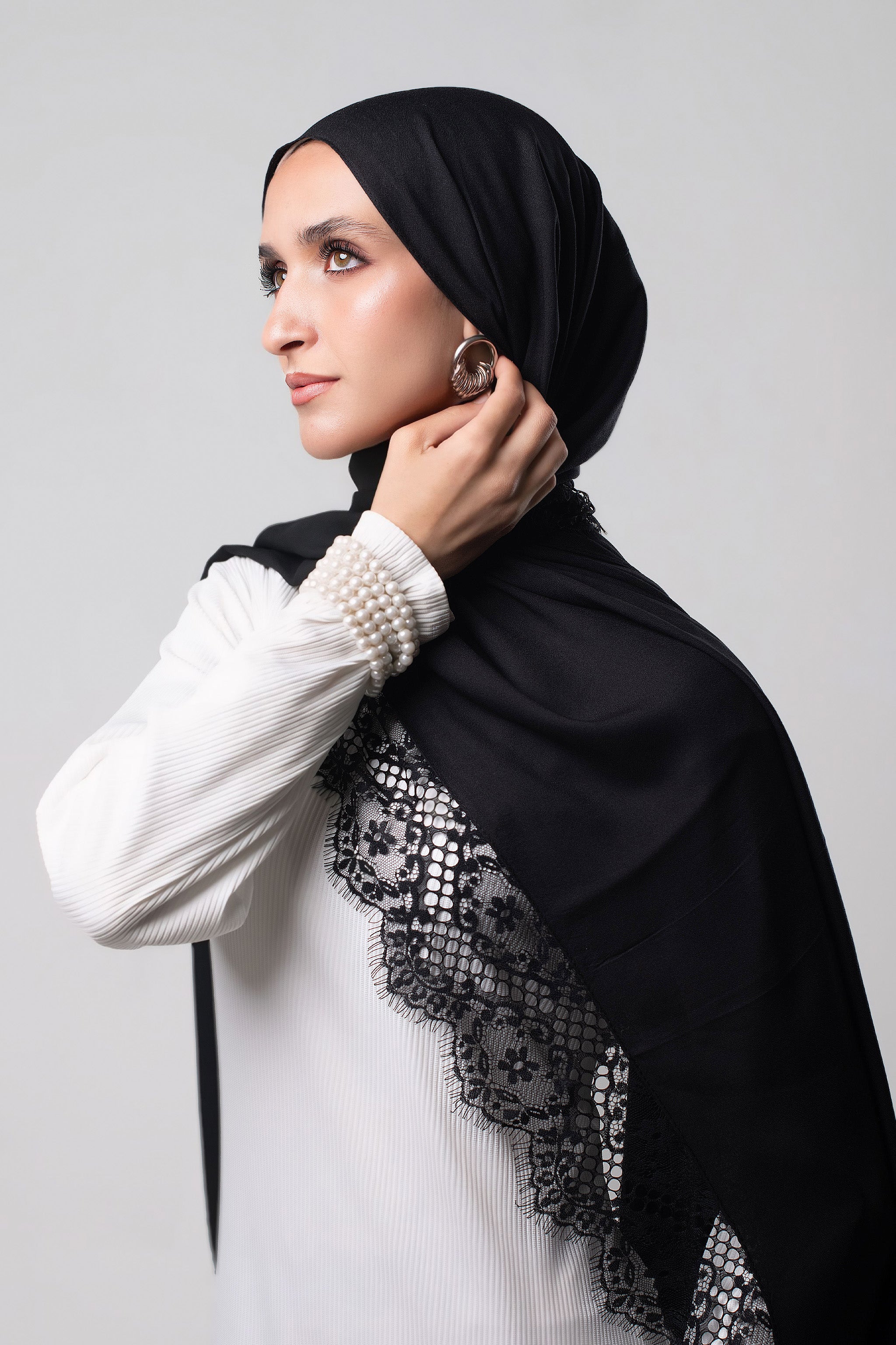 Black Hijab scarf
